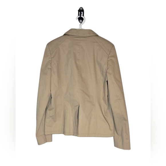 GAP Women's Preppy Old School 90s Prepschool Khaki Classic Blazer Size M - Picture 2 of 7